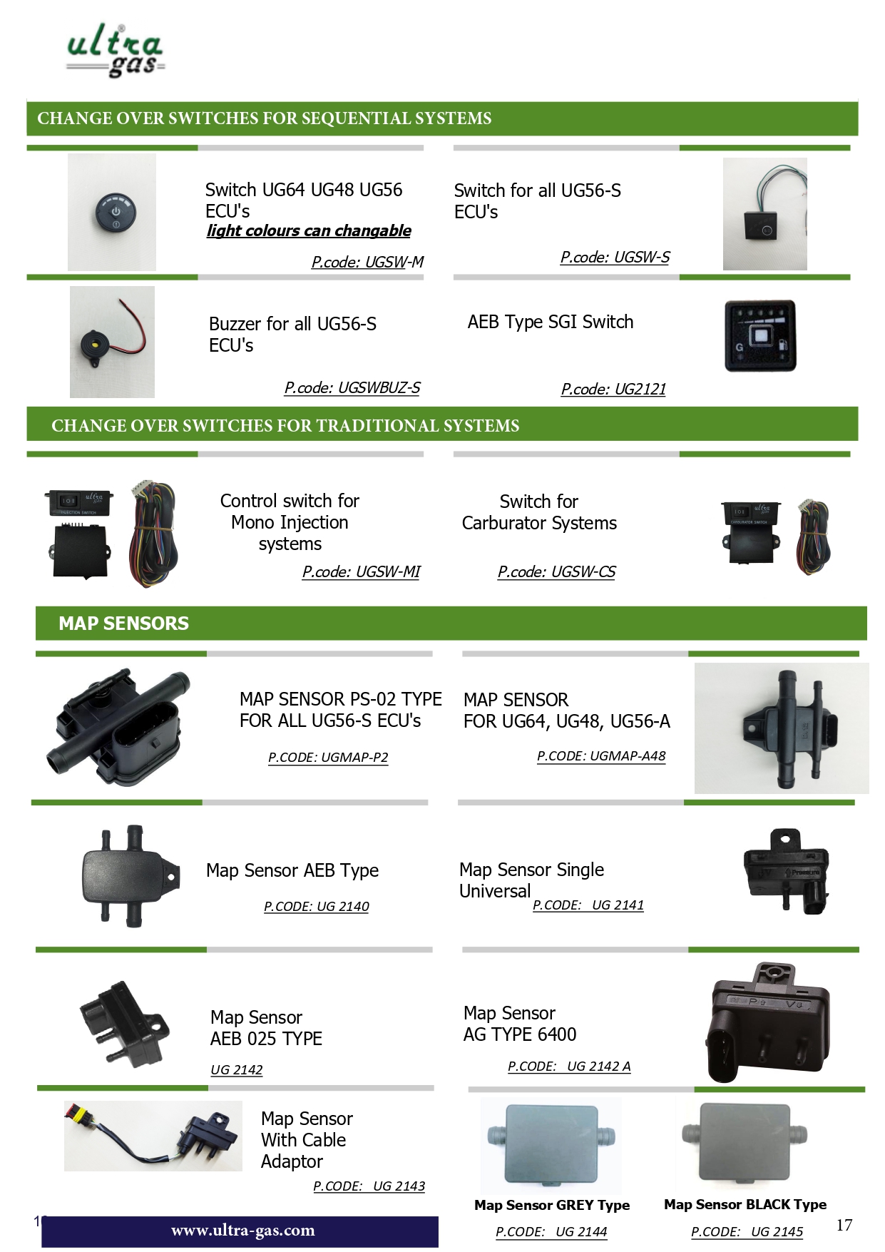 Switches and Map Sensors