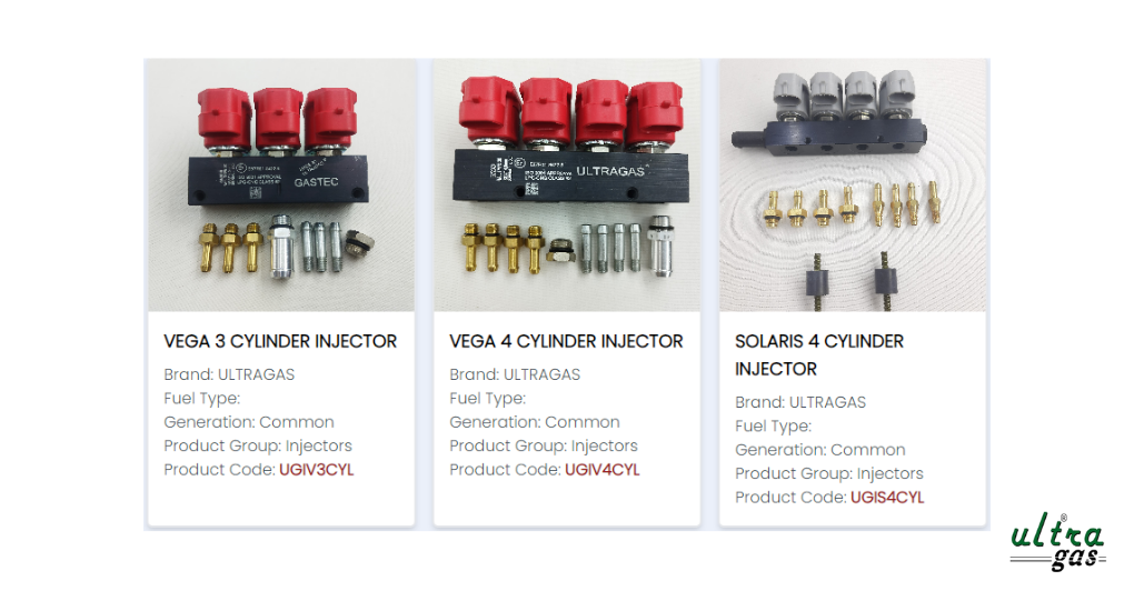 VEGA 3-4 CYLINDER AND SOLARIS 4 CYLINDER INJECTORS